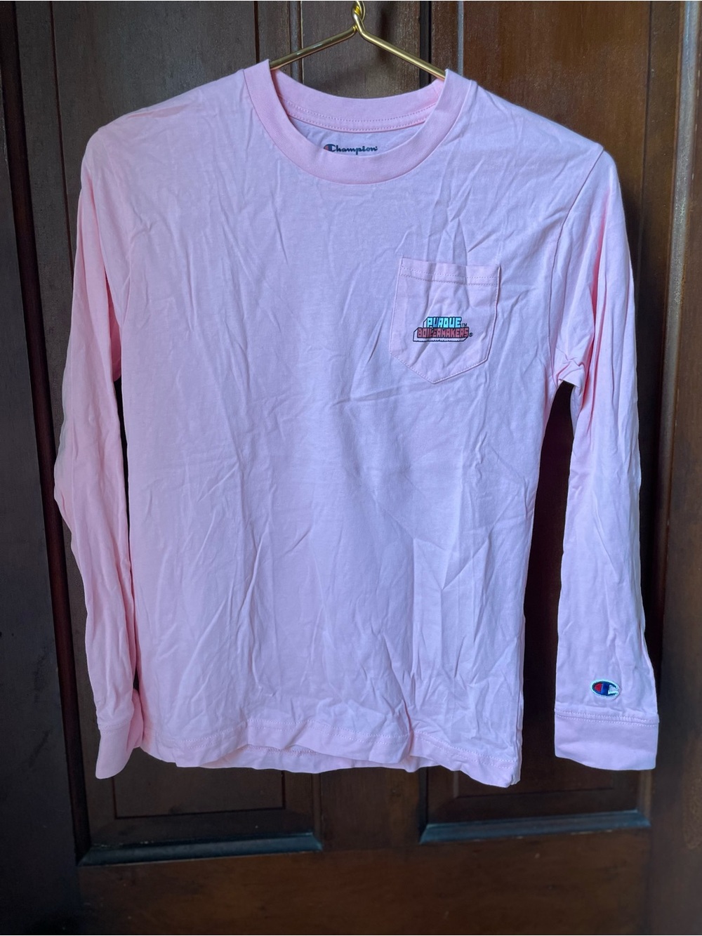 Champion girls large long sleeve pink Purdue Boilermakers top